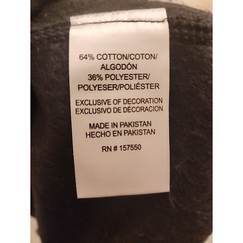 TAHARI size XL  Mens black cotton athletic casual Shorts zippered pockets zip - Picture 8 of 8